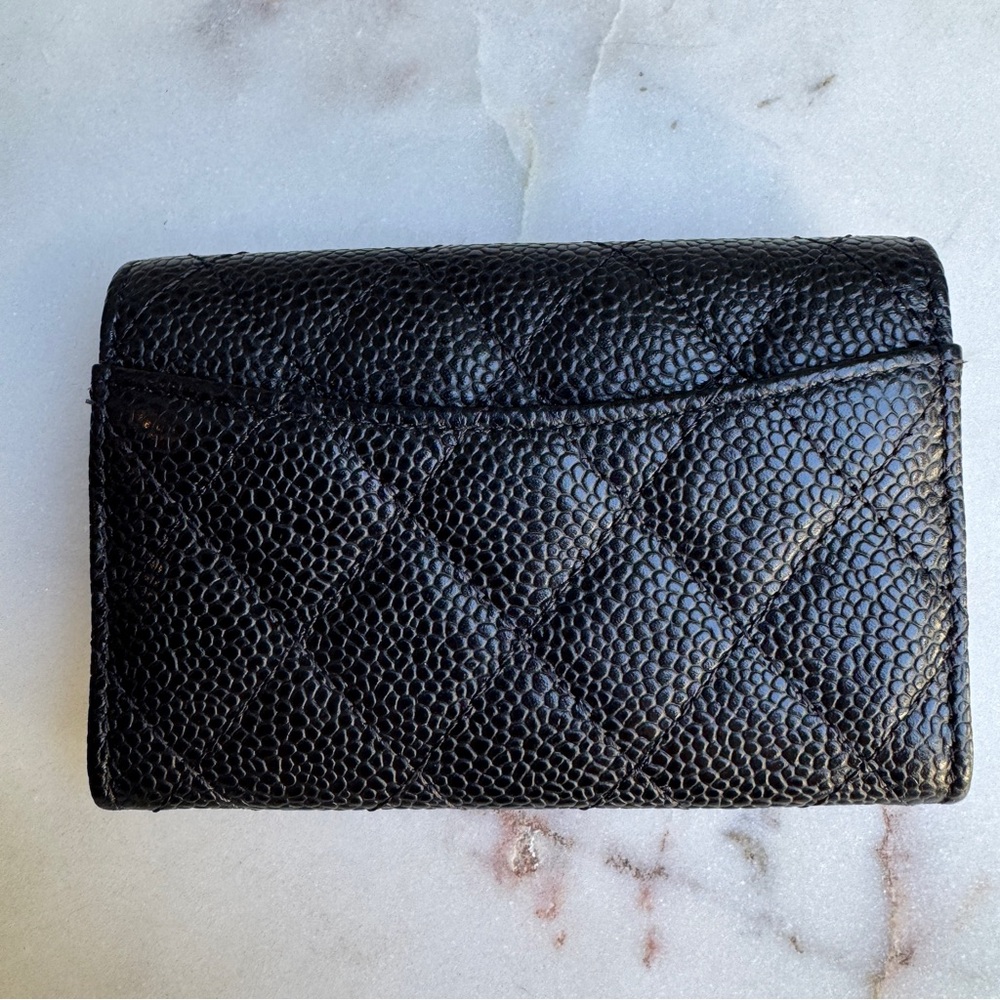 Chanel Caviar Classic Flap Card Holder Wallet - Picture 5 of 13